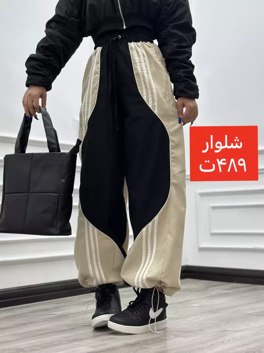 شلوار کارگو سه خط مغزی دوزی