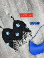 تاپ بافت گلدار