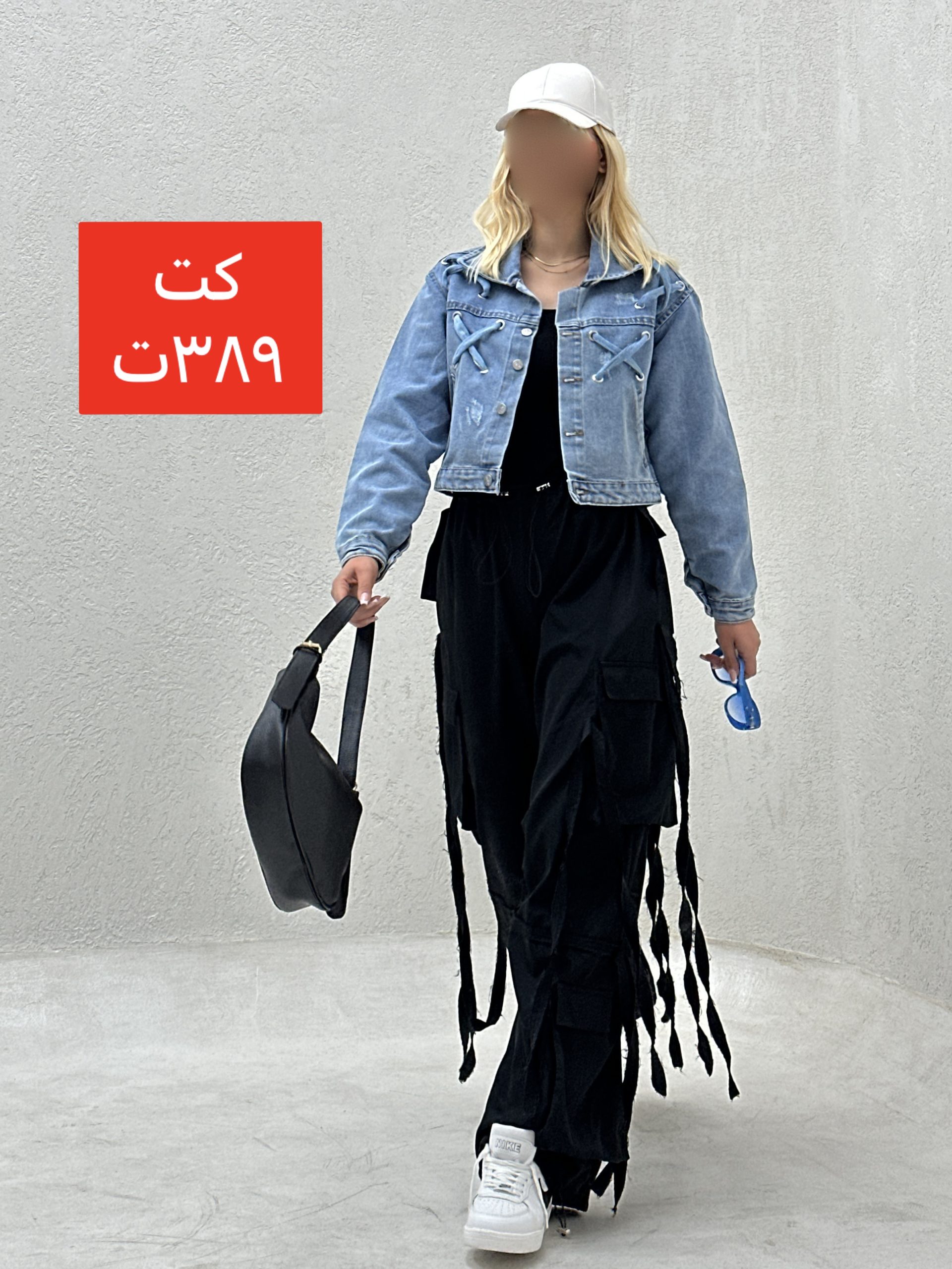 کت جیب کج پشت ضربدری (21) کت جین جیب کج پشت ضربدری - Image 1