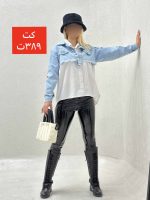 کت جین آستین زنجیردار - Image 5