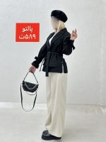 پالتوبغل زیپ کمربندی - Image 9
