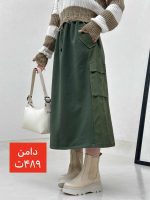 دامن کتان چهارجیب - Image 10