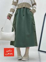 دامن کتان چهارجیب - Image 13