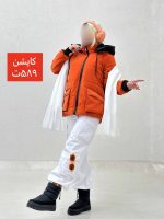 کاپشن سیلیکونی کلاه زیپی