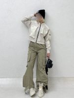 کاپشن ترکیبی پایین کش دو جیب - Image 6