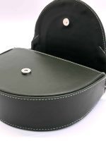 کیف نیم دایره دوخت سفید - Image 12