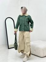 کاپشن یقه و آستین تدی B.e - Image 16