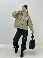 بارانی کلاه نقابی Amsh - Image 13