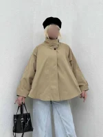 بارانی یقه دکمه دار Ani - Image 2
