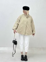 بارانی یقه دکمه دار Ani - Image 3