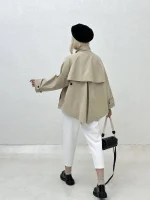 بارانی یقه دکمه دار Ani - Image 14
