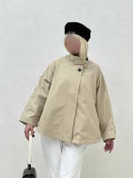 بارانی یقه دکمه دار Ani - Image 17