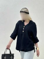 شومیز جلو دکمه sevill - Image 7