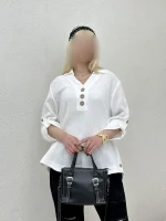 شومیز جلو دکمه sevill - Image 14