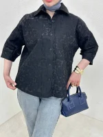 شومیز طرح برگ - Image 3