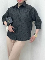 شومیز طرح برگ - Image 9