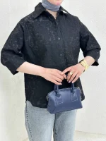 شومیز طرح برگ - Image 11