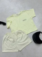 ست کراپ و شورتک G.U - Image 2
