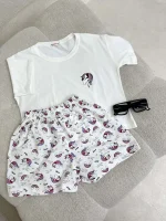 ست کراپ شورتک یونیکورن - Image 5