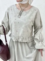 شومیز گل گلی - Image 3