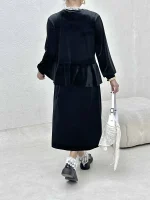 کت مخمل یقه گیپور - Image 2