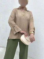 شومیز تک دکمه - Image 18