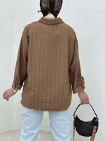شومیز تک دکمه - Image 24