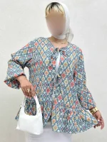تونیک زنانه کراش آستین کش - Image 4