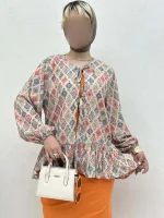 تونیک زنانه کراش آستین کش - Image 6