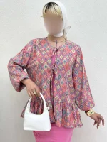 تونیک زنانه کراش آستین کش - Image 15