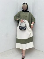 ست سارافون زنانه رویه دار - Image 2