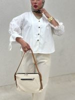 شومیز عروسکی سفید - Image 13