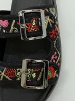 صندل زنانه گلدوزی Viola - Image 2