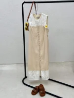 پیراهن حلقه ای جلو دکمه - Image 4