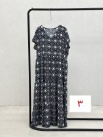 پیراهن نخی طبقه ای چاپی - Image 11