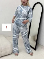 دوتیکه بلوز شلوار لوفیا - Image 12