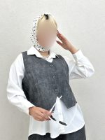 شومیز و جلیقه سوفی - Image 7