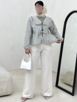 کت یقه چین بندی - Image 14
