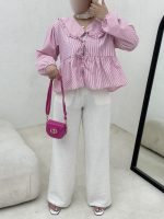 کت یقه چین بندی - Image 11