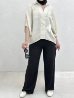 شومیز تکه دوزی شکوفه - Image 9