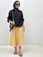 شومیز جلو دکمه کد 1018 - Image 4