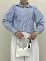 شومیز راه راه ریکو سری1 - Image 2