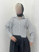 شومیز راه راه ریکو سری1 - Image 13