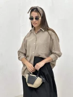 شومیز ساده k - Image 11