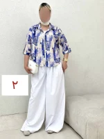 شومیز طرحدار آستین کوتاه - Image 6