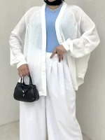 کت نخی پشت طرح دار - Image 11