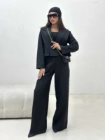 دوتیکه کت و دویقه و شلوار زنانه - Image 2