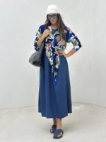 ست پیراهن حلقه ای کمرکش - Image 10