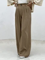 شلوار دو کمر پیله دار - Image 10