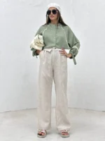 شلوار کمر white - Image 4